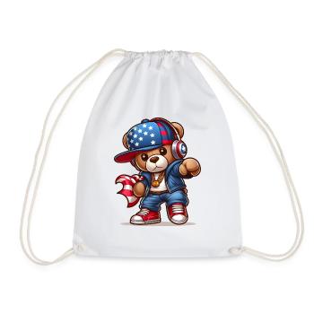 Ourson Cool v2 - Sac de sport léger - blanc - Devant
