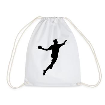 handballeur - Sac de sport léger - blanc - Devant