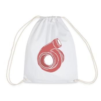 Turbo - Drawstring Bag - white - Front