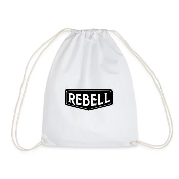 rebelle dieb rowdy rebelle bandit hustler gang crime - Sac de sport léger - blanc - Devant