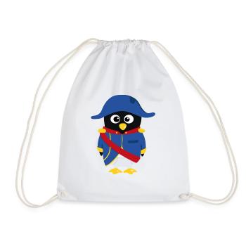 Penguin Napoleon - Turnbeutel - Weiß - Vorne