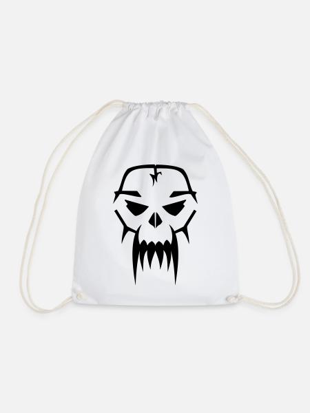 Demon Skull 4.3 - Turnbeutel - Weiß