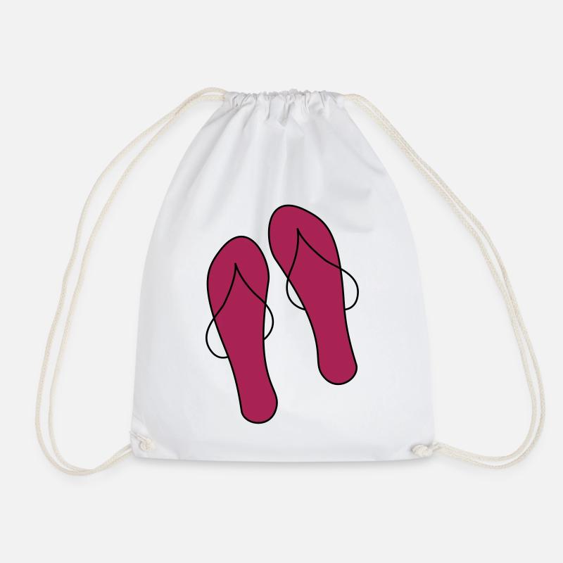 flipflops - Turnbeutel - Weiß