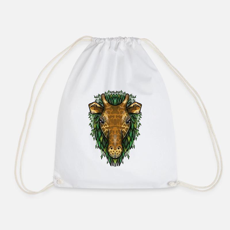 Ginny by Jon Ball - Drawstring Bag - white