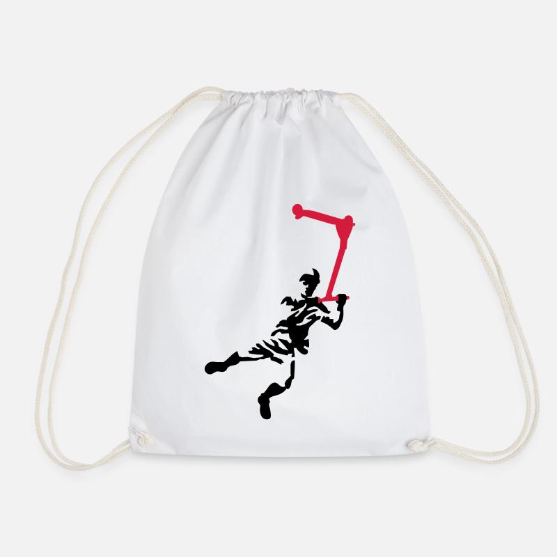 Kickscooter - Turnbeutel - Weiß