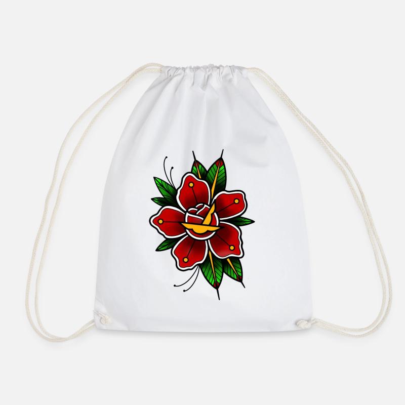 5D9DFADA B717 4F0C AD05 C2D003D26555 - Drawstring Bag - white