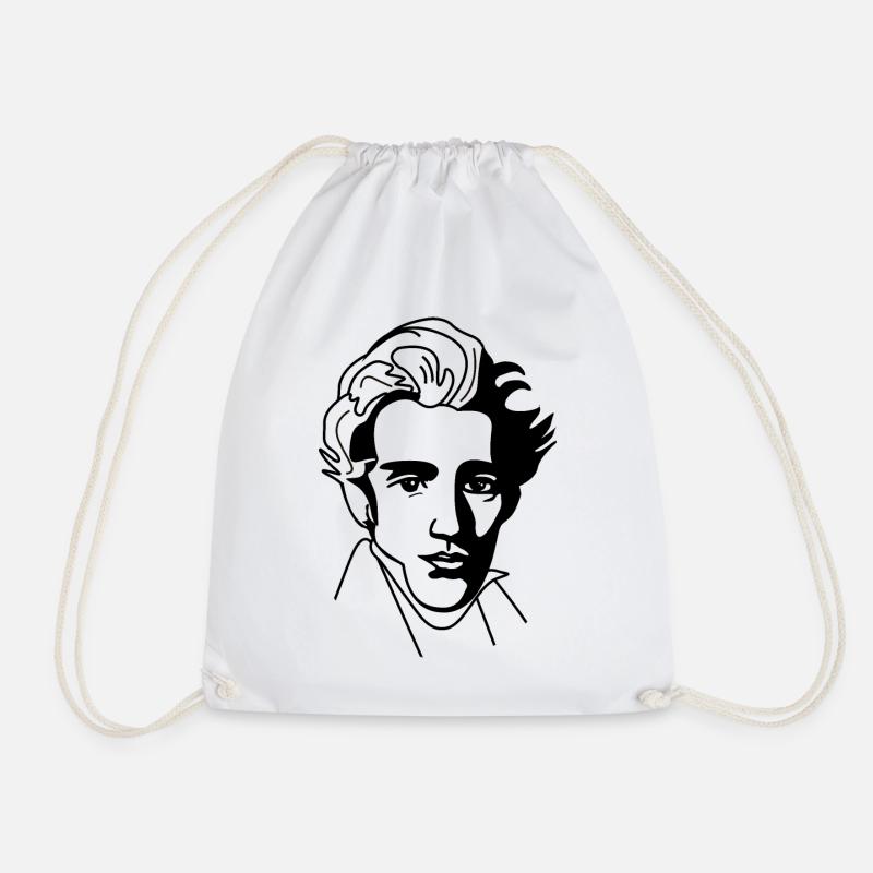 Soren Kierkegaard - Turnbeutel - Weiß