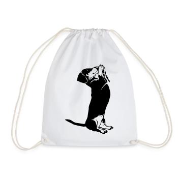 Teckels - Sac de sport léger - blanc - Devant