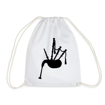 Cornemuse - Sac de sport léger - blanc - Devant