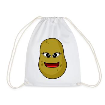 Potato Gardener Farmer Gardening Hobby Gardener - Drawstring Bag - white - Front