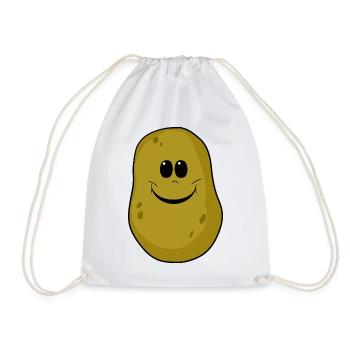 Potato Cooks Cooks Cooks Gardener - Drawstring Bag - white - Front