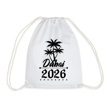 dubai 2026 - Turnbeutel - Weiß - Vorne