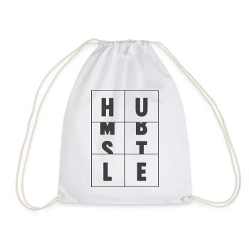 Humble Hustle Entrepreneur Homme d’affaires Businesswom - Sac de sport léger - blanc - Devant