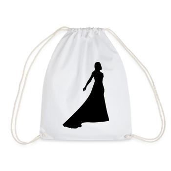 Dance - Drawstring Bag - white - Front