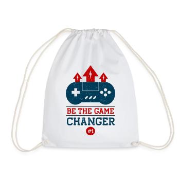 Sei der Game Changer Controller Tee - Turnbeutel - Weiß - Vorne