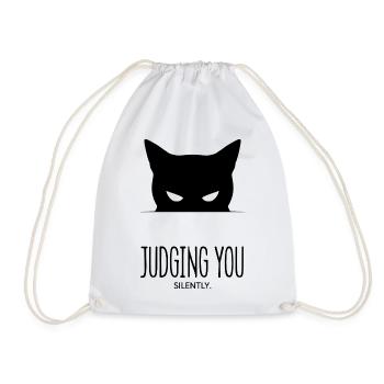 Judging you - Turnbeutel - Weiß - Vorne