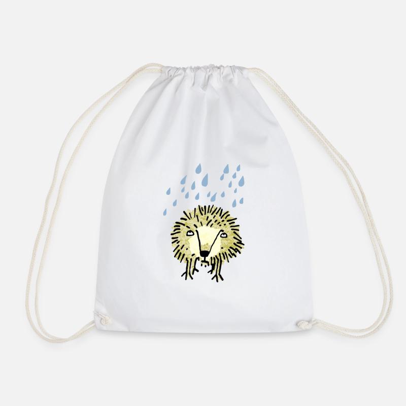 hérisson - Sac de sport léger - blanc