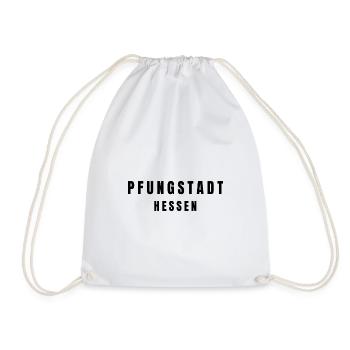 Pfungstadt, Hesse - Drawstring Bag - white - Front