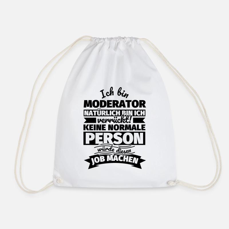 Moderator Geschenke - Turnbeutel - Weiß