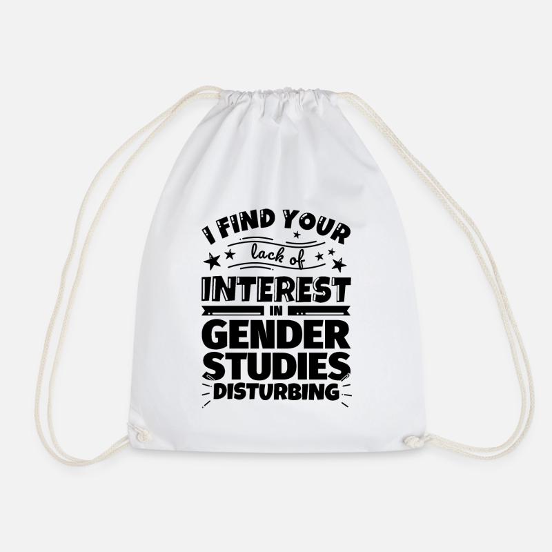Gender Studies lustiges Geschenk - Turnbeutel - Weiß