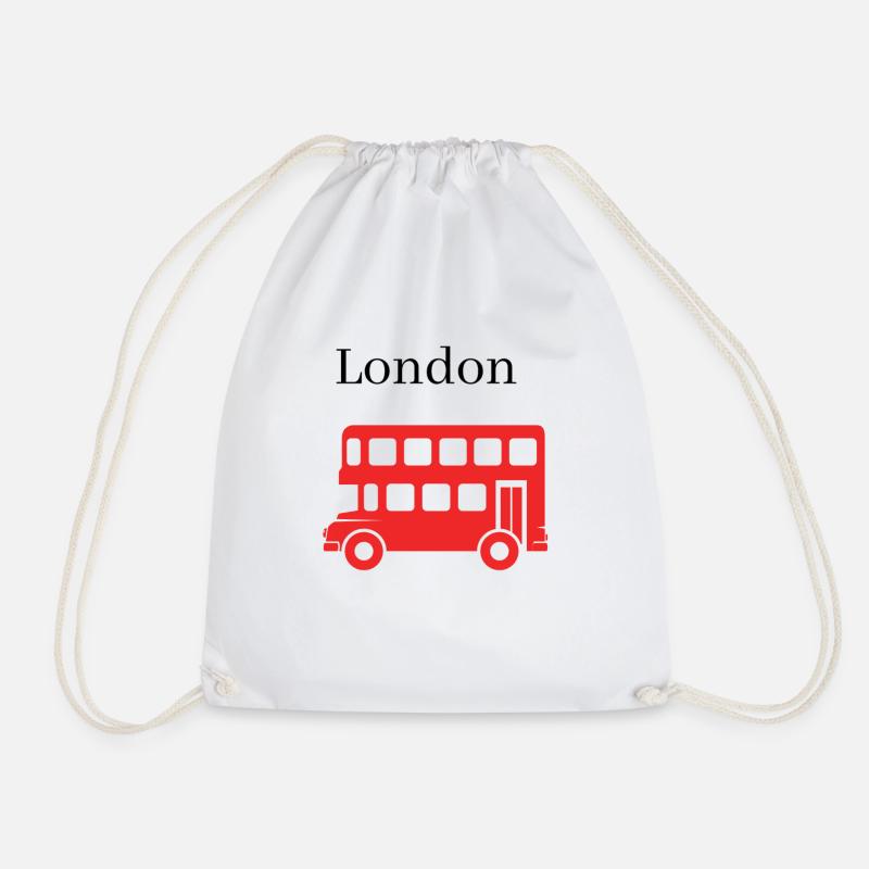 London - Turnbeutel - Weiß