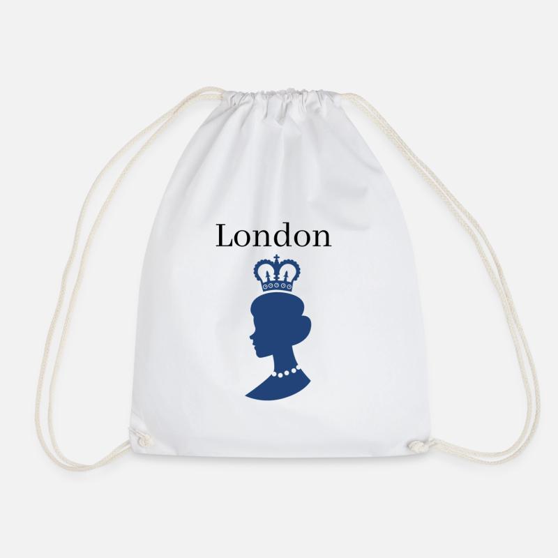 London - Drawstring Bag - white