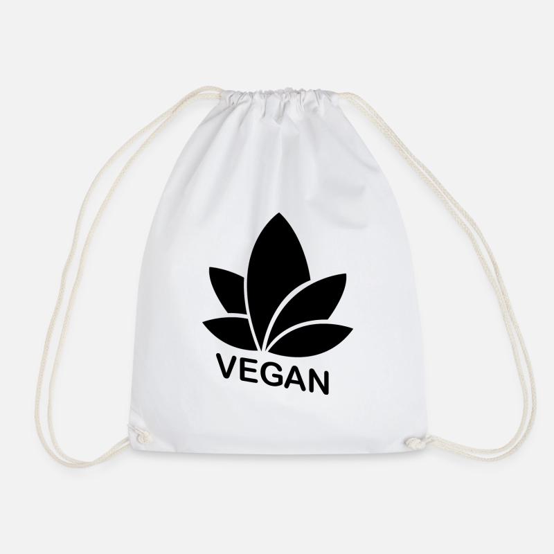 Vegan - Turnbeutel - Weiß
