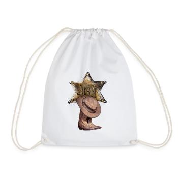Shérif - Sac de sport léger - blanc - Devant