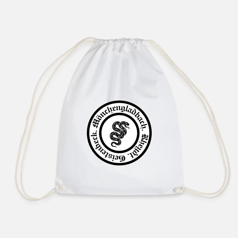 FC Stadt Ortsteil Gemeinde 1 - Drawstring Bag - white