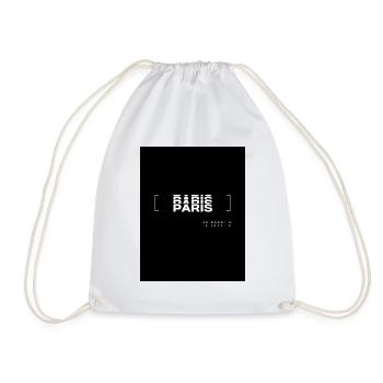Babis Paris Glitch Noir - Sac de sport léger - blanc - Devant