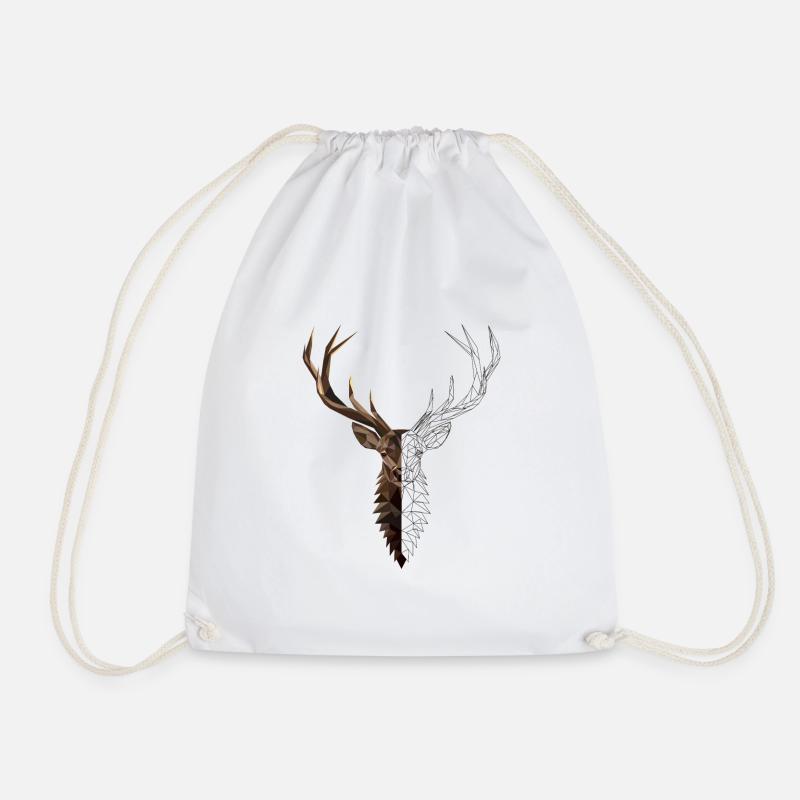 cerf - Sac de sport léger - blanc