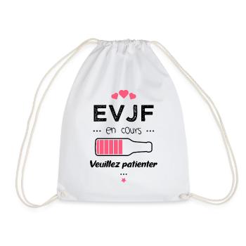 EVJF in Bearbeitung - Turnbeutel - Weiß - Vorne