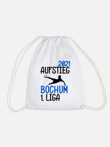 Bochum Aufstieg Fußball 2021 - Turnbeutel - Weiß