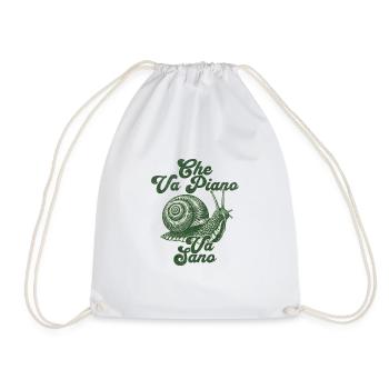 Che va piano va sano - Drawstring Bag - white - Front