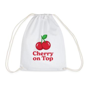Cerise sur le gâteau - Sac de sport léger - blanc - Devant