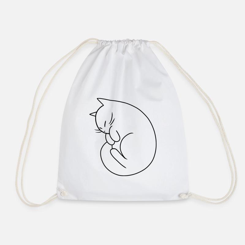 Schlafendes Böhnchen - Turnbeutel - Weiß