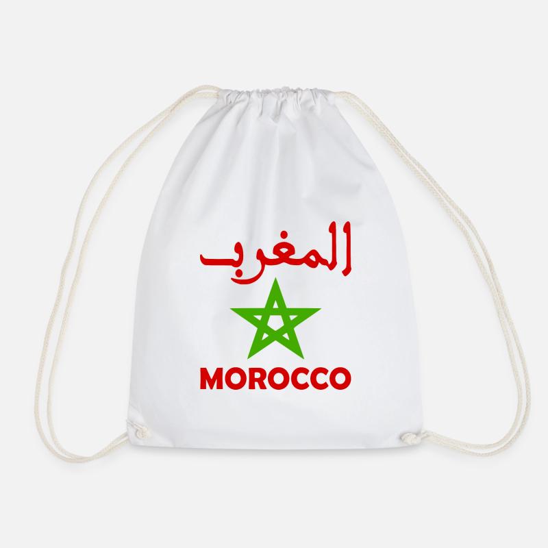 Maroc - Sac de sport léger - blanc