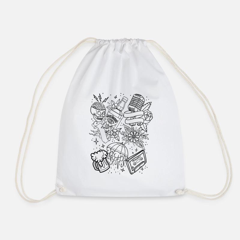 Fusion à l’ancienne - Sac de sport léger - blanc