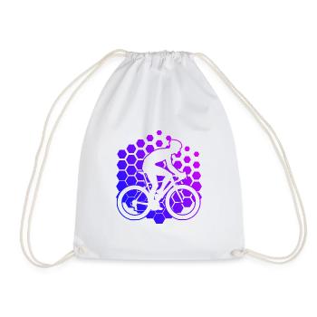 Vélo de route Vélo de route femme Vélo de route Vélo de route - Sac de sport léger - blanc - Devant