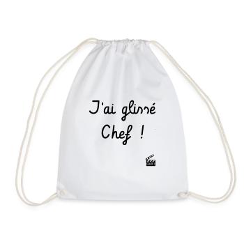 J'ai glissé Chef - La 7ème Compagnie - Culte ! - Sac de sport léger - blanc - Devant