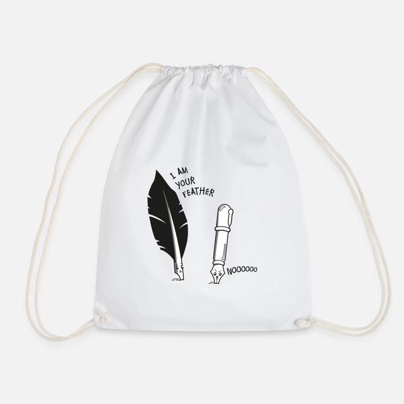Nerd humor - Drawstring Bag - white