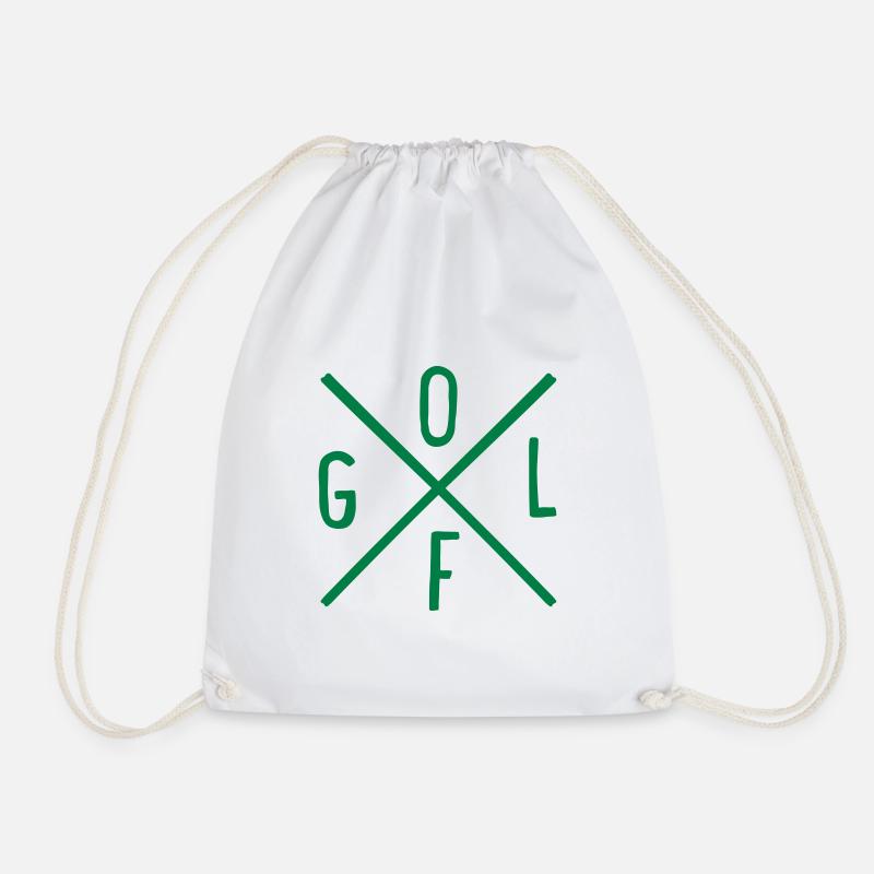 Golf - Turnbeutel - Weiß