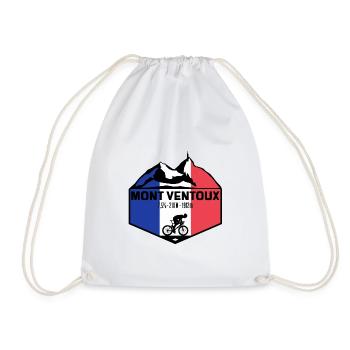 Mont Ventoux - Drawstring Bag - white - Front