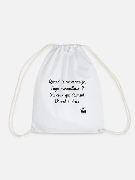 Quand te reverrai-je ? Les bronzés font du ski ! - Sac de sport léger - blanc