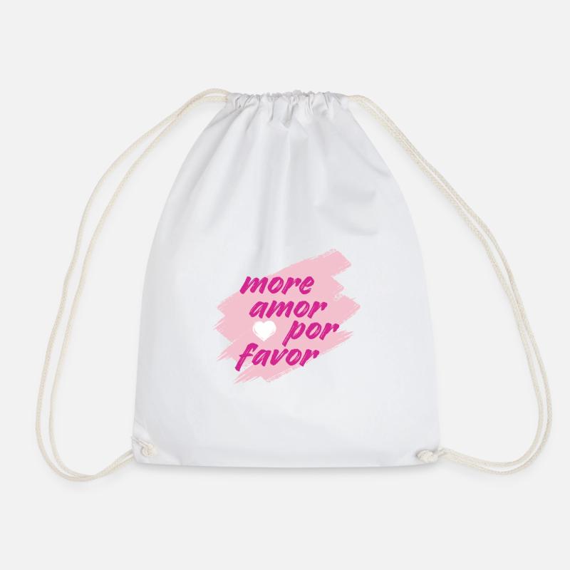 more amor - Turnbeutel - Weiß