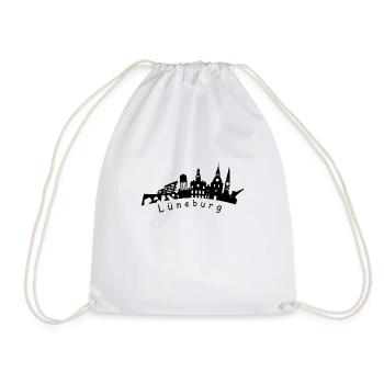Skyline de Lunebourg - Sac de sport léger - blanc - Devant