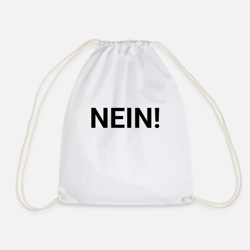 NEIN! - Turnbeutel - Weiß