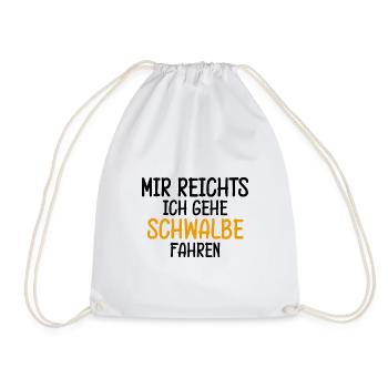 Schwalbe Ossi ddr Simson Ostdeutsch Spruch - Turnbeutel - Weiß - Vorne
