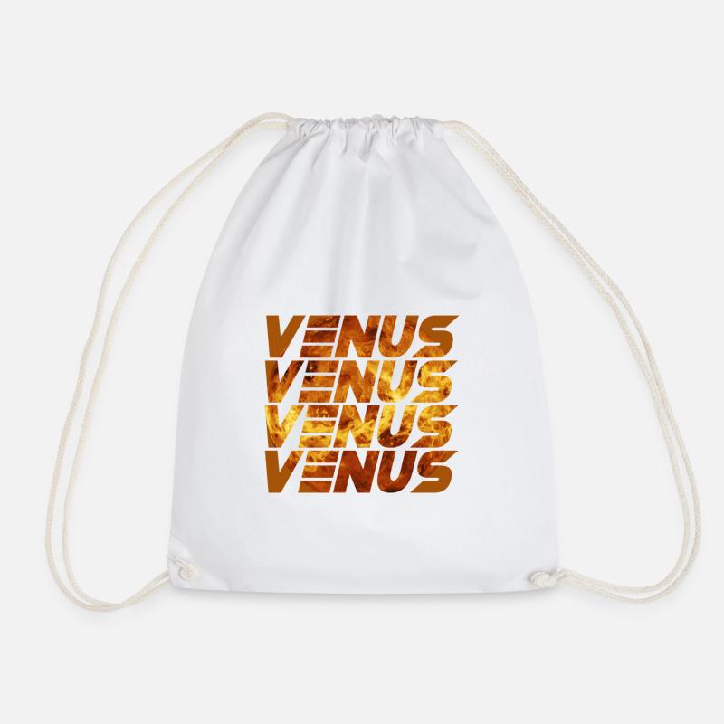 Venus Design - Drawstring Bag - white