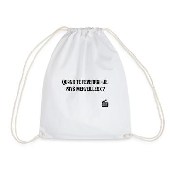 Quand te reverrai-je ? Les bronzés font du ski ! - Sac de sport léger - blanc - Devant
